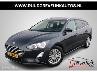 Ford Focus Wagon 1.0 EcoBoost Hybrid 125 PK H6 Titanium Navi Stoel+Stuurverwarming Digi Cockpit Bomvol Opties