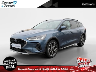 Ford Focus Wagon 1.0 EcoBoost Hybrid Active Vignale | Dealer onderhouden | Adaptief cruise control | Dodehoek detectie | Winter pack | B&O audio | Parkeersensoren voor en achter | Achteruitrijcamera | Elektrisch uitklapbare trekhaak | 18" Lichmetalen velgen | Keyless entry | Navigatie | Apple carplay & Android auto |