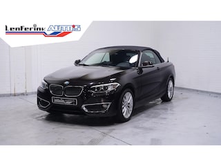 BMW 2-serie Cabrio 218i Luxury Navi Clima Leder Apple Carplay Bi- Xenon Afn. trekhaak Cruise PDC