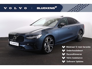 Volvo S90 T8 AWD Plus Dark - Luchtvering - Schuif/kanteldak - IntelliSafe Assist & Surround - 360º Camera - Harman/Kardon audio - Adaptieve LED koplampen - Verwarmde voorstoelen, stuur & achterbank - Parkeersensoren voor & achter - Elektr. bedienb. voorstoelen met geheugen - Geventileerde voorstoelen - Extra getint glas - 20' LMV