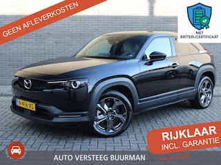 Mazda MX-30 e-SkyActiv 145 First Edition 36 kWh Automaat, Luxe lederen bekleding, Climate/Cruise Control, Keyless Start/Entry, Dodehoek detectie