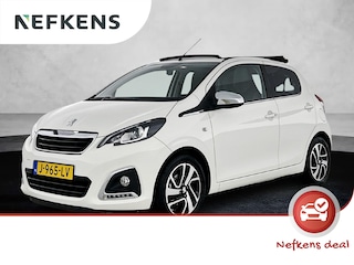 Peugeot 108 Allure TOP! 72pk | Zeer lage kilometerstand! | Elektrisch vouwdak | Navigatie via Apple Carplay / Android Auto | Achteruitrijcamera | Climate Control | Keyless | DAB+ radio | Bluetooth | Dealeronderhouden | Automatisch dimlicht | Donker getint glas | 15" lichtmetalen velgen |