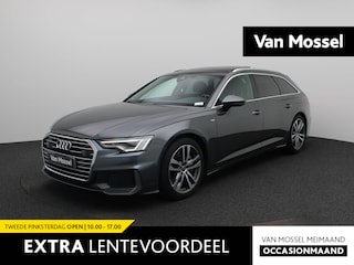 Audi A6 Avant Advanced 50 TFSI e S tronic Quattro S-Line | Automaat | 300PK | 3X S-Line | Panoramadak | Trekhaak | Lederen Bekleding | Memory Seats | LED Koplampen | 19'' Lichtmetalen Velgen | Stoelverwarming |