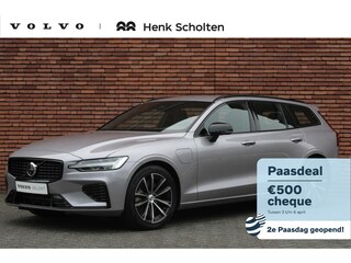 Volvo V60 T6 Plug-in hybrid AWD Plus Dark | Trekhaak | 360 Graden Camera | Verwarmbare Voorstoelen | Adaptieve Cruise Control | Apple Carplay | Lederen Bekleding | Adaptieve Cruise Control