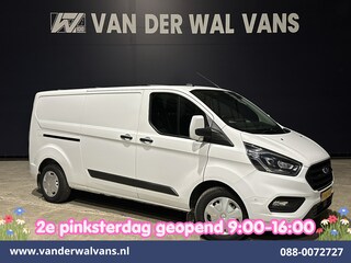 Ford Transit Custom 2.0 TDCI 131pk Automaat L2H1 Euro6 Airco | Camera | Apple Carplay | LED | Cruisecontrol | Trekhaak Android Auto, Stoelverwarming, Verwarmde voorruit, Dakdragers, Parkeersensoren, Bijrijdersbank, Achterklep