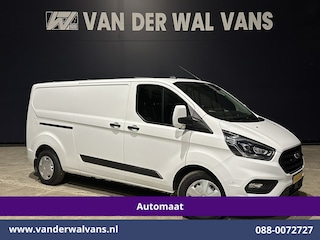 Ford Transit Custom 2.0 TDCI 131pk Automaat L2H1 Euro6 Airco | Camera | Apple Carplay | LED | Cruisecontrol | Trekhaak Android Auto, Stoelverwarming, Verwarmde voorruit, Dakdragers, Parkeersensoren, Bijrijdersbank, Achterklep