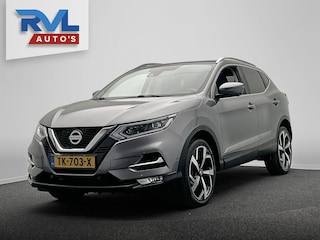 Nissan Qashqai 1.2 Tekna Leder Navigatie Panoramadak Stoelverwarming Keyless Lane Assist Trekhaak Cruise Climate Control