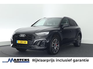 Audi Q5 50 TFSI e 299pk S edition Leder Trekhaak Camera Stoelverwarming Virtual Cockpit Navigatie S-Line