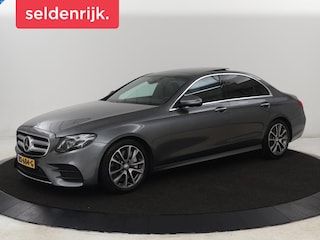 Mercedes-Benz E-klasse 400 4Matic Premium Plus | AMG Line | Panoramadak | Adaptive cruise | Head-Up | Luchtvering | Trekhaak | Burmester Surround | Leder | Achterbankverwarming | 360 Camera | Carplay | Keyless | Memory | Sfeerverlichting