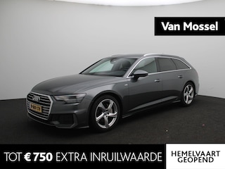 Audi A6 Avant 45 TFSI S edition Trekhaak-pakket | incl. winterbandenset | Veiligheids-pakket | alarmsysteem | Autonomous Emergency Braking |bots herkenning en activatie | cruise control | electronic climate control | LED koplampen | lederen/stof bekleding | lichtmetalen velgen 5-spaaks 19"| navigatiesysteem full map | S Line exterieur | airco separaat achter | lichtmetalen velgen 10-spaaks 19" | voorstoelen verwarmd |