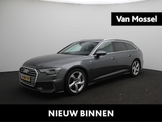 Audi A6 Avant 45 TFSI S edition Trekhaak-pakket | incl. winterbandenset | Veiligheids-pakket | alarmsysteem | Autonomous Emergency Braking |bots herkenning en activatie | cruise control | electronic climate control | LED koplampen | lederen/stof bekleding | lichtmetalen velgen 5-spaaks 19"| navigatiesysteem full map | S Line exterieur | airco separaat achter | lichtmetalen velgen 10-spaaks 19" | voorstoelen verwarmd |