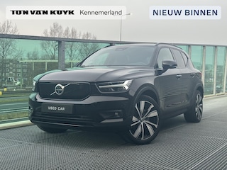 Volvo XC40 Recharge P8 AWD R-Design Leder, 20 inch wielen, Warmtepomp, Trekhaak semi elektrisch wegklapbaar, Harman Kardon audio, 360 graden parkeercamera, Extra getinte ramen achter, Stoelverwarming voor- en achter, Stuurverwarming