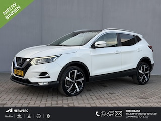 Nissan Qashqai 1.3 DIG-T Tekna / 1500 Kg Trekgewicht / Panoramadak / Navigatie / 360 Camera / Stoelverwarming / Elektr. Stoelen / Apple Carplay & Android Auto/ DAB / Cruise / Clima /