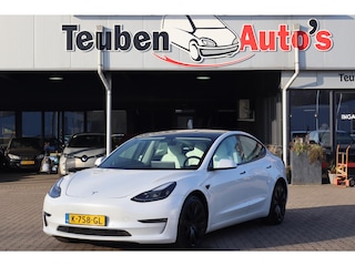 Tesla Model 3 Long Range AWD 75 kWh BTW Auto, Autopilot Computer 3.0, 360 Camera, Wit Lederen interieur, 360 Camera, BTW Auto
