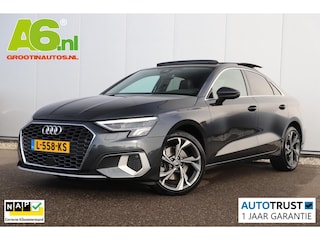 Audi A3 Limousine 30 TFSI Business edition Automaat Panoramadak 18 inch LMV Full LED Lederen bekleding Navigatie Carplay Android