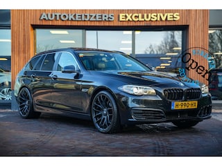 BMW 5-serie Touring 530d High Executive Dakrail 20"L.M. Pano Koplampreiniging Parkeersensoren voor+achter
