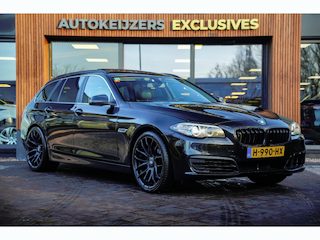 BMW 5-serie Touring 530d High Executive Dakrail 20"L.M. Pano Koplampreiniging Parkeersensoren voor+achter