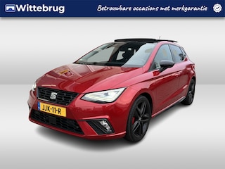 Seat Ibiza 1.5 TSI FR Black Edition / AUTOMAAT/ 150 PK/ PANO/ CAMERA/ PARK. SENSOREN/ LED PLUS/ VIRTUAL COCKPIT/ KEYLESS/ FULL LINK/ ADAPT. CRUISE/ STOELVERWARM./ NAVI/ CLIMA/ DAB/ 18" LMV