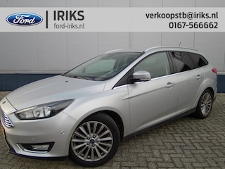 Ford Focus Wagon 1.0 EcoBoost 125pk Titanium Trekhaak Navigatie 17 Inch