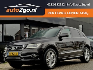 Audi Q5 3.0 TDI AUT7 QUATTRO 2X S-LINE 245 PK. LEDER NAVI AIRCO LED LMV PDC