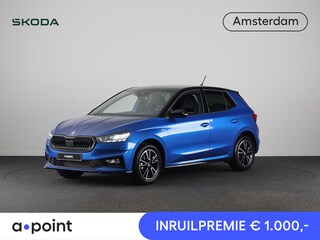 Skoda Fabia Monte Carlo 1.0 TSI 95 pk 5 versn. Hand | Verwarmbare voorstoelen | Hill start | Zwart dak