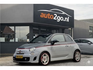 Fiat 500 1.4-16V ABARTH CABRIO TWO-TONE VOL-LEDER NAVI AIRCO LED LMV PDC