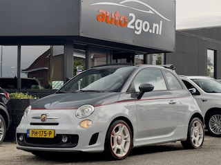 Fiat 500 1.4-16V ABARTH CABRIO TWO-TONE VOL-LEDER NAVI AIRCO LED LMV PDC