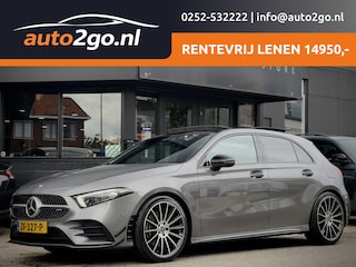 Mercedes-Benz A-klasse 220 AUT7 35AMG-PAKKET 285PK PANODAK LEDER CAMERA DIGI-DASH APPLE-CARPLAY LED LMV-19INCHE PDC