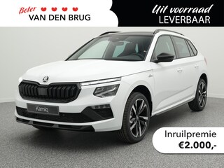 Skoda Kamiq 1.0 TSI Monte Carlo | Trekhaak | Navigatie | Stoelverwarming | Panoramisch dak | 18" lichtmetalen velgen | Matrix LED koplampen |