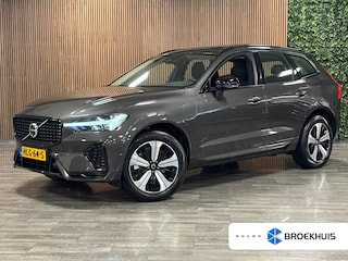 Volvo XC60 T6 AWD Recharge Plus Dark Trekhaak | 360° Camera | Michelin all Season banden | Adaptieve Cruise Control | Stoelverwarming voor+achter | Stuurwielverwarming | Pilot Assist | BLIS Dode Hoek Detectie | Elektrische voorstoelen geheugen | Lederen bekleding | Zitting verlenging voorstoelen | Schuifdak | 19 Inch | Google Infotainment | Keyless Drive | Parkeersensoren voor+achter | Elektrisch bedienbare achterklep | DAB Radio | Apple Carplay/Android Auto | Draadloos telefoon opladen | Volvo On Call met mobiele app functie | Platinum Grey Metallic |