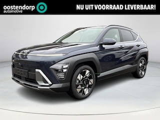 Hyundai Kona 1.6 GDI HEV Premium Sky | Uit voorraad leverbaar! | Schuif-/kantel dak | Elektrische stoelen | Stoel/stuurverwarming | Stoelverkoeling | 2e zit-rij stoelverwarming | Lederen bekleding | 360* camera | Adaptive cruisecontrol | Active lane-keeping |