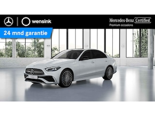Mercedes-Benz C-klasse 180 AMG Line | Night | Panoramadak | Digital Light | Multispaaks AMG velgen | Stoelverwarming | Sfeerverlichting |