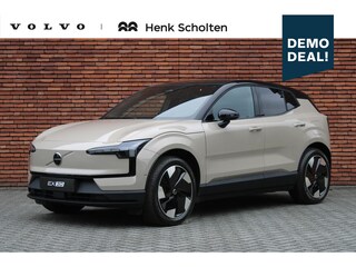 Volvo EX30 Single Motor Extended Range Plus Europa 69 kWh | Sand Dune metallic | | Extra getint glas | Dak in contrasterende kleur | Verwarmde voorstoelen en stuurwiel | Elektrisch verstelbare voorstoelen | Google-Maps navigatie | Adapt. Cruise Control | Pilot assist | Blind Spot | Park Assist camera achter  | Warmtepomp | Keyless | Premium audio by Harman Kardon | Draadloos telefoon opladen | 19” 5-spaaks Aero lichtmetalen velgen |