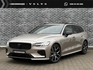 Volvo V60 T6 Recharge AWD Plus Dark | Panoramadak | Harman & Kardon Audio | Adaptive Cruise control| Stoel & stuurverwarming | Achteruitrijcamera | Exterieur styling kit | 19'' Polestar Engineerd velgen |