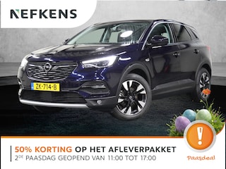 Opel Grandland X SUV Innovation 130PK | 1ste eigenaar | Navigatie | Panoramadak | Rondomzicht Camera | LED Koplampen | Elektrische Achterklep met Sensor | Dodehoek Detectie | Keyless Entry/Start | Climate Control | Cruise Control | 18" Lichtmetalen Velgen | Apple Carplay/Android Auto |