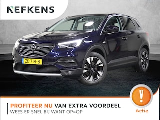 Opel Grandland X SUV Innovation 130PK | 1ste eigenaar | Navigatie | Panoramadak | Rondomzicht Camera | LED Koplampen | Elektrische Achterklep met Sensor | Dodehoek Detectie | Keyless Entry/Start | Climate Control | Cruise Control | 18" Lichtmetalen Velgen | Apple Carplay/Android Auto |
