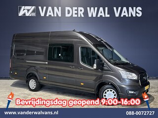Ford Transit 2.0 TDCI 185pk L4H3 Dubbele Cabine Euro6 Airco | 6-Zits | Camera | Cruisecontrol Parkeersensoren