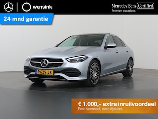 Mercedes-Benz C-klasse 180 AMG Line | Panoramadak | Trekhaak | 360 graden camera |