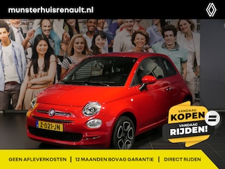 Fiat 500 1.0 Hybrid Club - Occasion Lease vanaf €339 p/m - Cruise - bluetooth - Apple carplay / Android auto