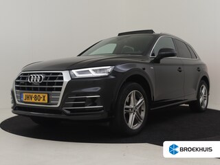 Audi Q5 50 TFSI e quattro S edition 300pk | Lederen bekleding | B&O audio | 360 camera | Panorama dak | Park assist | Electrische stoelen | Adaptief  Cruise control | Dodehoekdetectie | 19"LMV