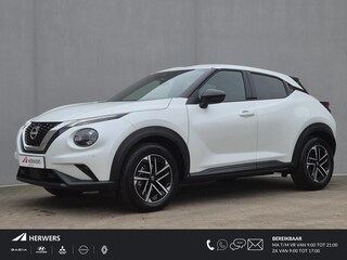 Nissan Juke 1.0 DIG-T N-Connecta Handgeschakeld / Fabrieksgarantie tot 05-2028 / Cold Pack Light / Trekgewicht 1250 kg / Cruise control / Apple Carplay Android Auto / Achteruitrijcamera / Stuur- & Stoel verwarming / Navigatie /