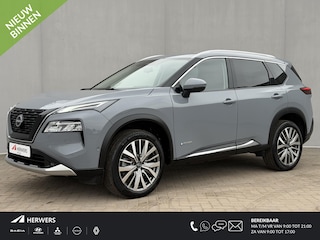Nissan X-Trail 1.5 e-Power Tekna / Fabrieksgarantie tot 3-2028 100.000 km / Dealer Onderhouden / HUD / 360 Camera / Lederen Bekleding / Adaptieve Cruise / Elektr. Stoelen + Memory / Elektr. Achterklep / Dodehoek Detectie / DAB / LED /