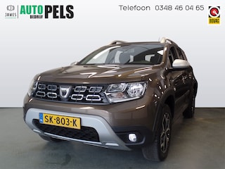 Dacia Duster 1.2 TCe Prestige Airco, Achteruitrijcamera, Navigatie, Elek Ramen/Spiegels, Cruise controle, Pdc V/A, Rondom zicht camera,, Lm velgen 16'', Trekhaak, Volledig dealer onderhouden, Nederlandse auto!! Bovag afleverpakket 695,-