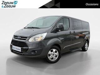 Ford Transit Custom Tourneo 310 2.0 TDCI L2H1 Titanium 170 pk Automaat | Lederen bekleding | 8 persoons | Navigatiesysteem | Stoelverwarming | Achterklep | LM Velgen | Parkeersensoren voor en achter