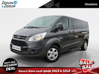 Ford Transit Custom Tourneo 310 2.0 TDCI L2H1 Titanium 170 pk Automaat | Lederen bekleding | 8 persoons | Navigatiesysteem | Stoelverwarming | Achterklep | LM Velgen | Parkeersensoren voor en achter
