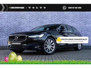 Volvo V90 T4 Geartronic Momentum | Adaptieve Cruise | Navi | Stoel-/Stuurverwarming | Lederen Bekleding | Elek. Achterklep | BLIS | Park Assist | Memory | LED | Standkachel