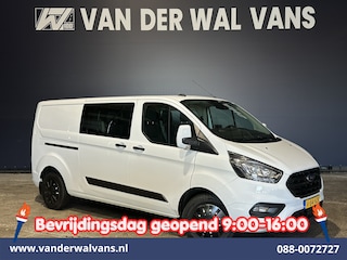 Ford Transit Custom 2.0 TDCI 130pk L2H1 Dubbele Cabine Euro6 Airco | 6-Zits | Camera | Navigatie | LED | Apple Carplay Android Auto, Cruisecontrol, Stoelverwarming, Verwarmde voorruit, Parkeersensoren, Achterklep
