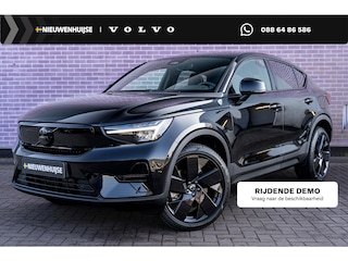 Volvo EC40 Single Motor Ext. Range Plus Bl. Ed. Europa 82 kWh | Longe Range | Google | Getint Glas | Adaptieve Cruise Control | Dodehoekdetectie | Panoramadak | Elek. Stoelen | Memory | Warmtepomp | Stoelverwarming Voor + Achter | Zitverlenging | 20" LM
