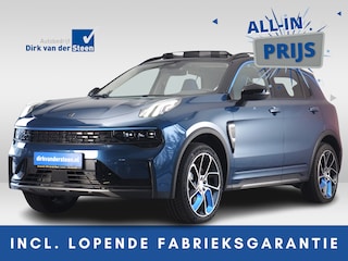 Lynk & Co 01 1.5 | 6.6 kWh laden | 360° Camera | Botsherkenning | Panoramadak | Pilot Assist | Achteruitrijcamera | Apple CarPlay/ Android Auto | Parkeersensoren voor- en achter | Memory Bestuurdersstoel | Na