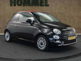 Fiat 500 1.2 Lounge - CABRIO - MULTIMEDIAVOORBEREIDING - PARKEERSENSOREN - CLIMATE CONTROL - AIRCO - ELEKTRISCH VERSTELBARE BUITENSPIEGELS - RIEM RECENT VERVANGEN!
